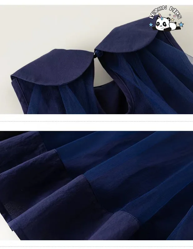 LEZONKIDS - Wholesale New Trends beautiful champagne princess tulle flower girl dresses wedding kids